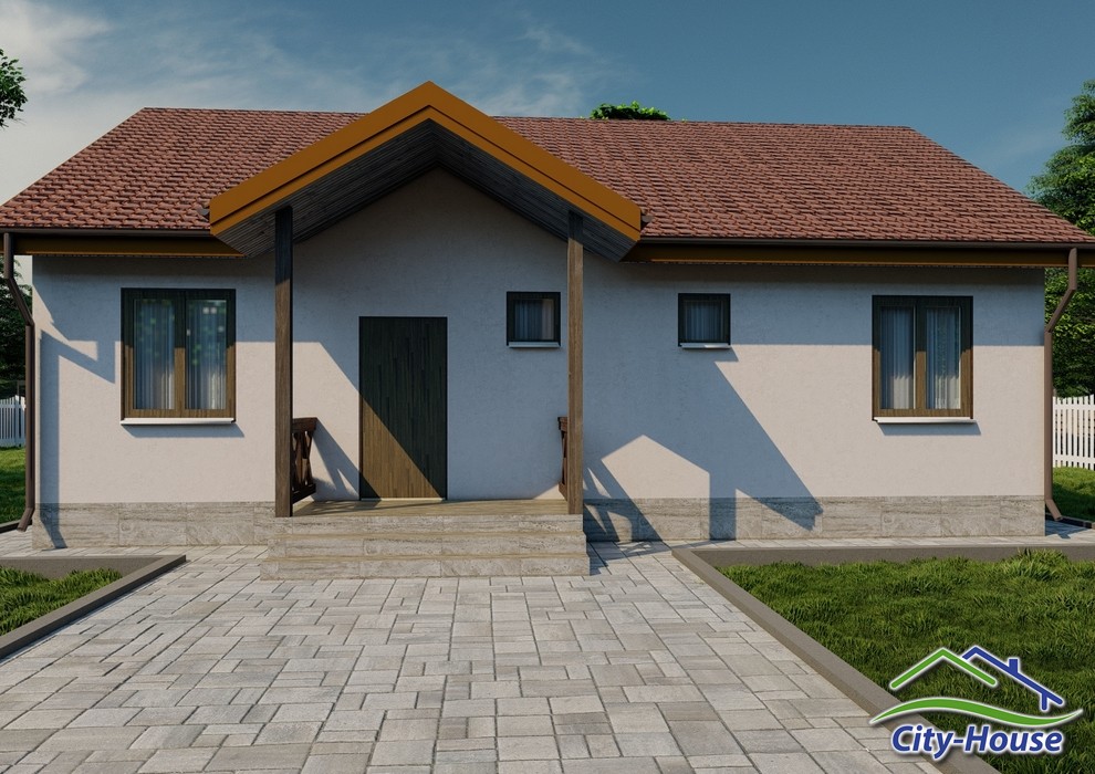 Проект каркасного дома из СИП панелей C1513 Жмеринка